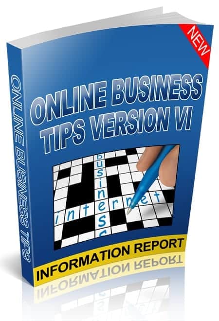 Online Business Tips Version VI