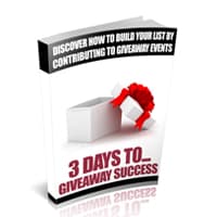 3 Days To Giveaway Success 1