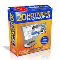 20 Hot Niche Header Graphics V2