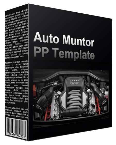 Auto Muntor Multipurpose Powerpoint Template