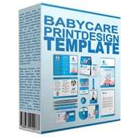 Baby Care Print Design Template 1