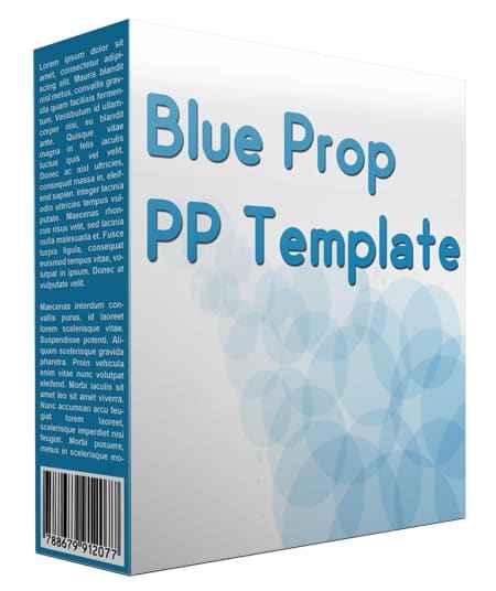 Blue Prop Multipurpose Powerpoint Template