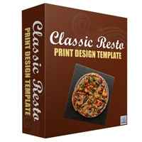 Classic Resto Print Design Template 2