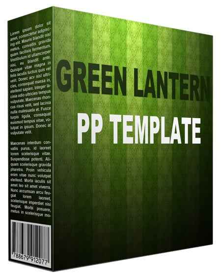 Green Lantern Multipurpose PowerPoint Template