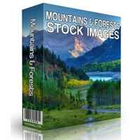 Mountains and Forests Stock Images 1