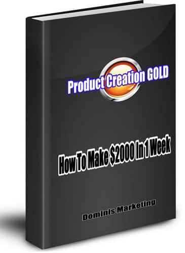 Product Creation Gold