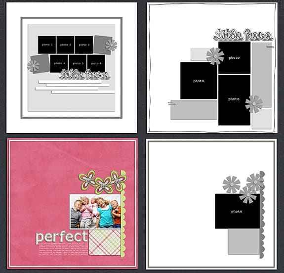 Scrapbook Template Collection I