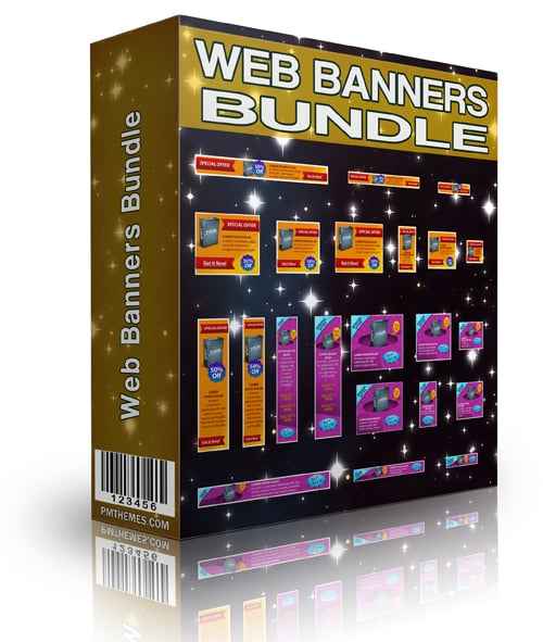 Ultimate Web Banners Bundle Graphic,Ultimate Web Banners Bundle plr