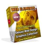 Web Elements Deluxe Web Design Graphics Collection