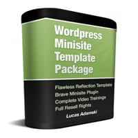 WordPress Minisite Template Package