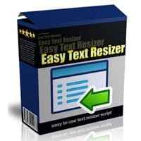Easy Text Resizer