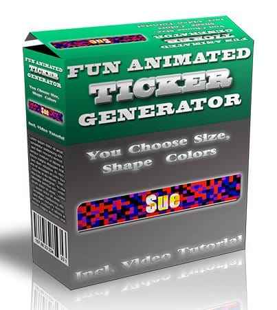Fun Animated Ticket Generator