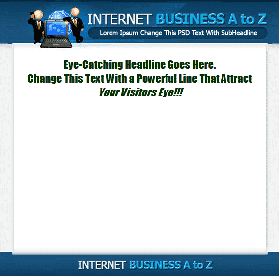 Internet Business A to Z Template