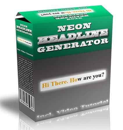 Neon Headline Generator
