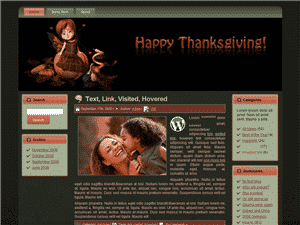 Autumn WordPress and Blogger Theme