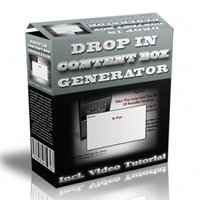Drop In Content Box Generator