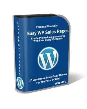 Easy WordPress Sales Pages