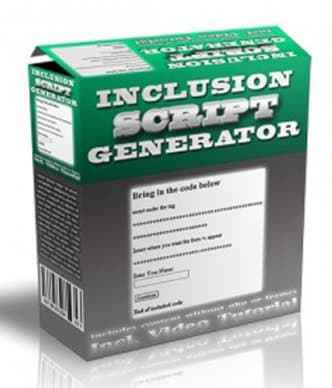 Inclusion Script Generator
