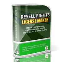 Resell Rights License Maker
