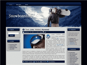 Snowboarding – WP Theme