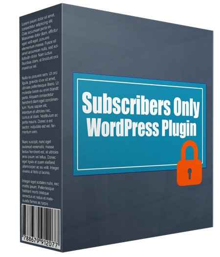 Subscribers Only WP Plugin