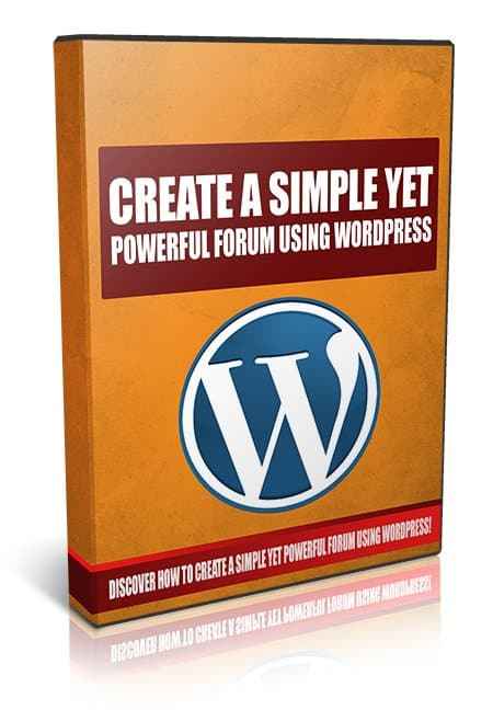 Create A Simple Yet Powerful Forum Using WordPress