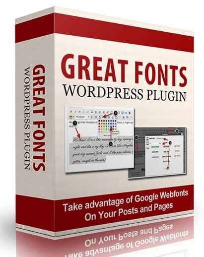 Great Fonts Plugin For WordPress