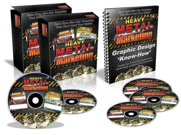Heavy Metal Marketing Templates Wholesale Package,Heavy Metal Marketing Templates plr