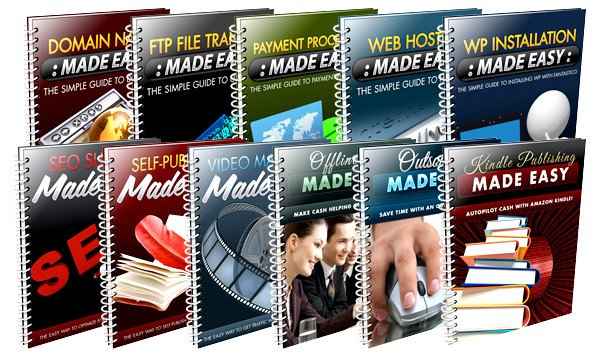 Made Easy Series (11 Products) Wholesale Package,Made Easy Series (11 Products) plr