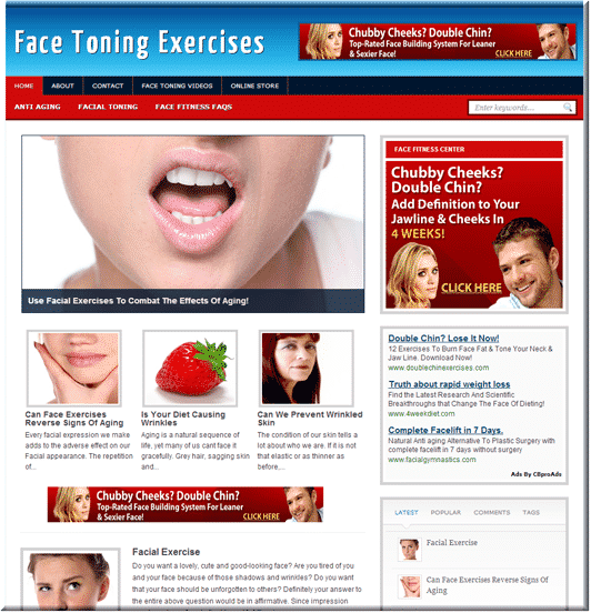 Face Fitness Turnkey Site
