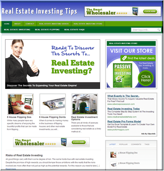 Real Estate Investing PLR