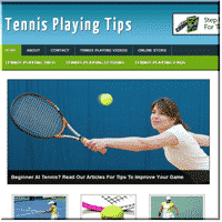 Tennis Niche PLR Site