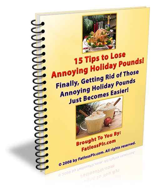 15 Tips To Lose Annoying Holiday Pounds