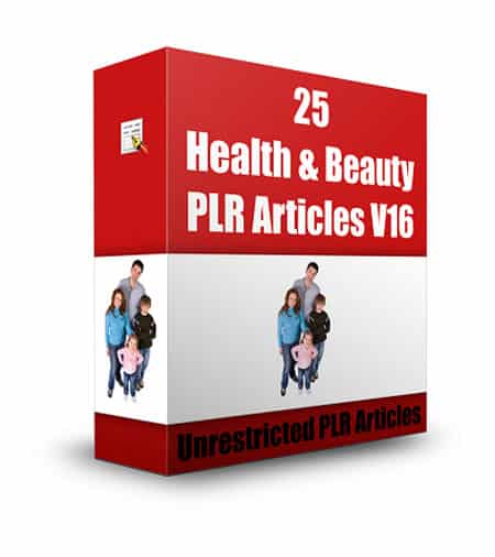 25 Health &amp; Beauty PLR Articles V16 Articles,25 Health &amp; Beauty PLR Articles V16 plr