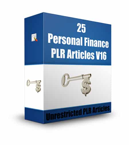 25 Personal Finance PLR Articles V16 Articles,25 Personal Finance PLR Articles V16 plr