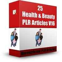 25 Health & Beauty PLR Articles V16