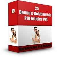 25 Dating & Relationship PLR Articles V14