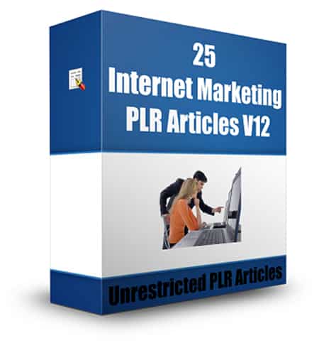 25 Internet Marketing PLR Articles V12 Articles,25 Internet Marketing PLR Articles V12 plr