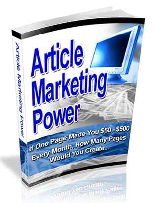  Article Marketing Power