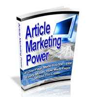  Article Marketing Power