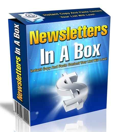 Newsletters In A Box Articles,Newsletters In A Box plr
