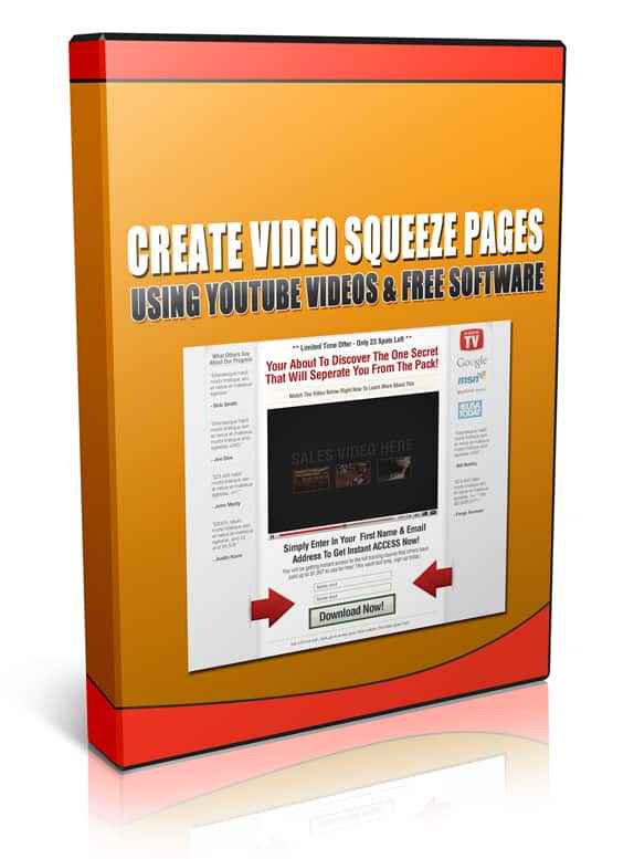Create Video Squeeze Pages Using YouTube Videos