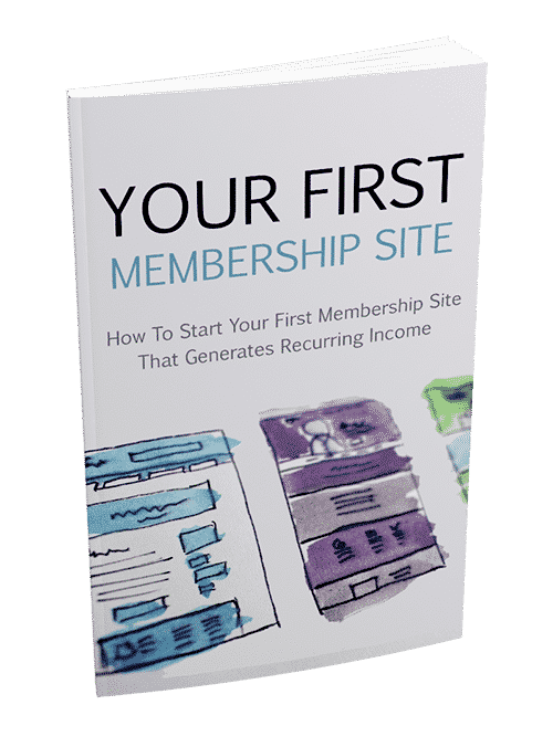 Your First Membership Site eBook,Your First Membership Site plr