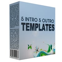 5 Intro and 5 Outro Powerpoint Templates