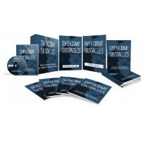 Collection of "Overcoming Obstacles" books and CD.
