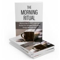 The Morning Ritual book beside coffee cup on table.