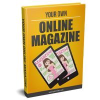 Book cover titled 'Your Own Online Magazine'.