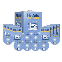 FB Ads on Track training course package design.