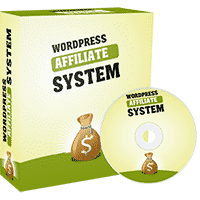 WordPress Affiliate System software box with CD.