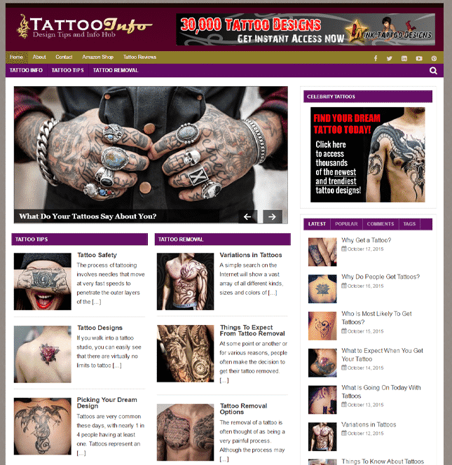 tattoo designs plr blog